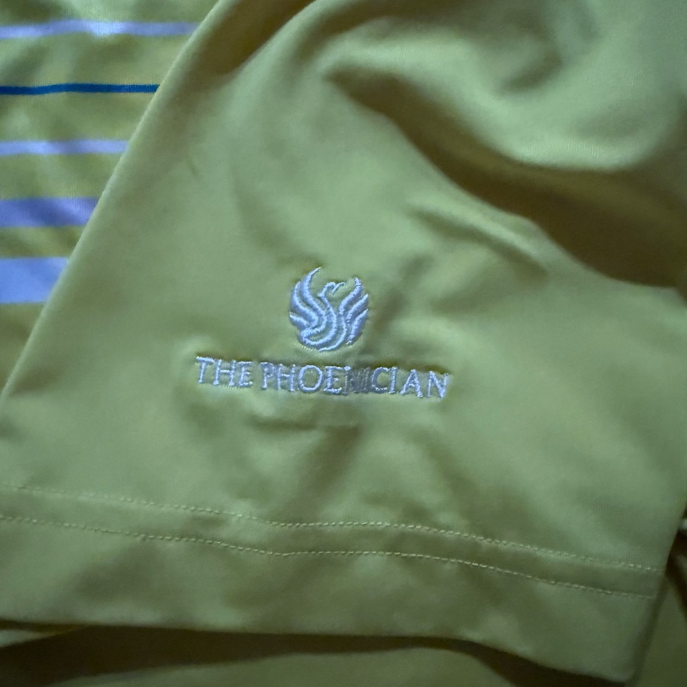 Golf Phoenician LG Bright Yellow Performance Polo